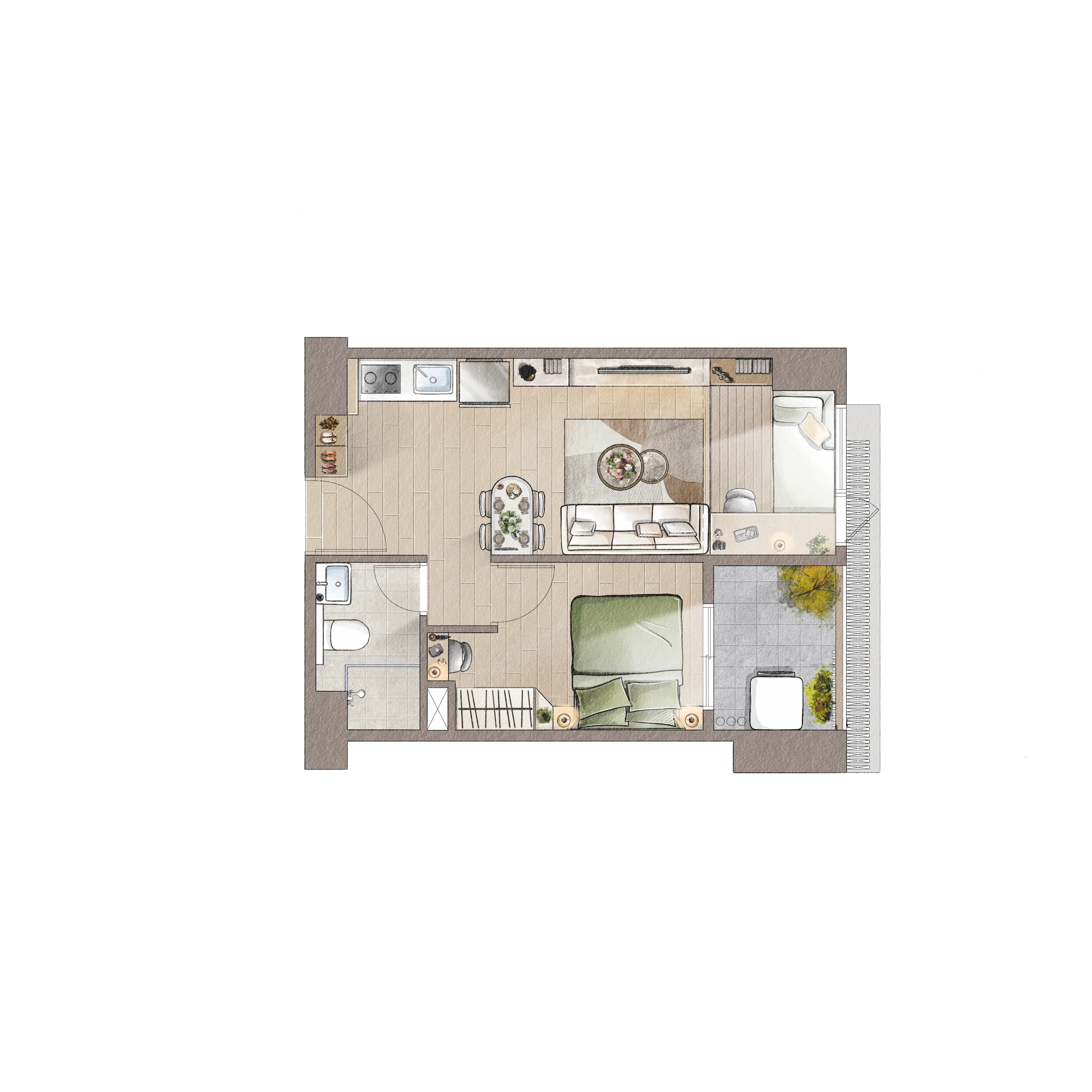 空間配置圖 A2-1｜空間配置圖與室內格局設計作品