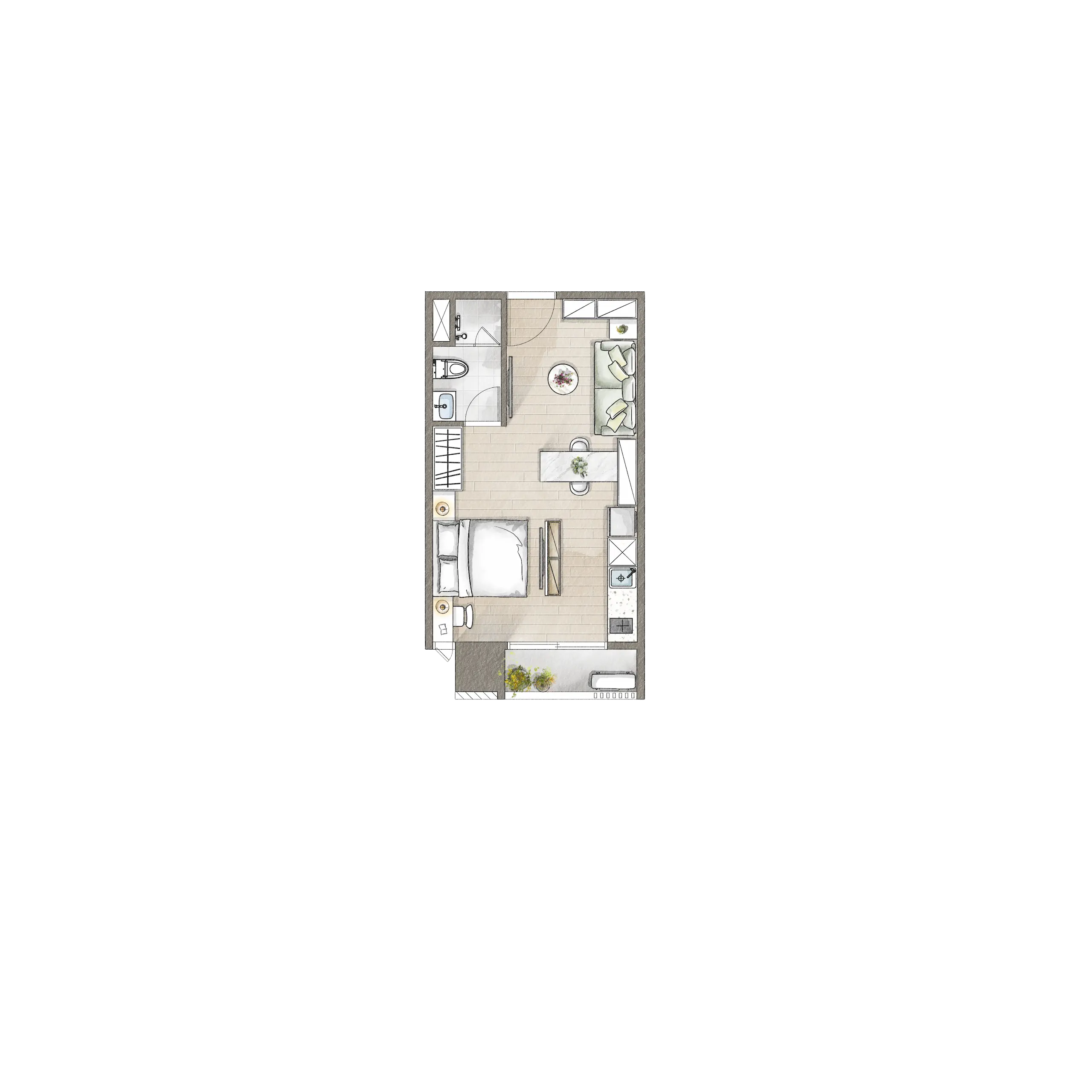 空間配置圖 B｜空間配置圖與室內格局設計作品