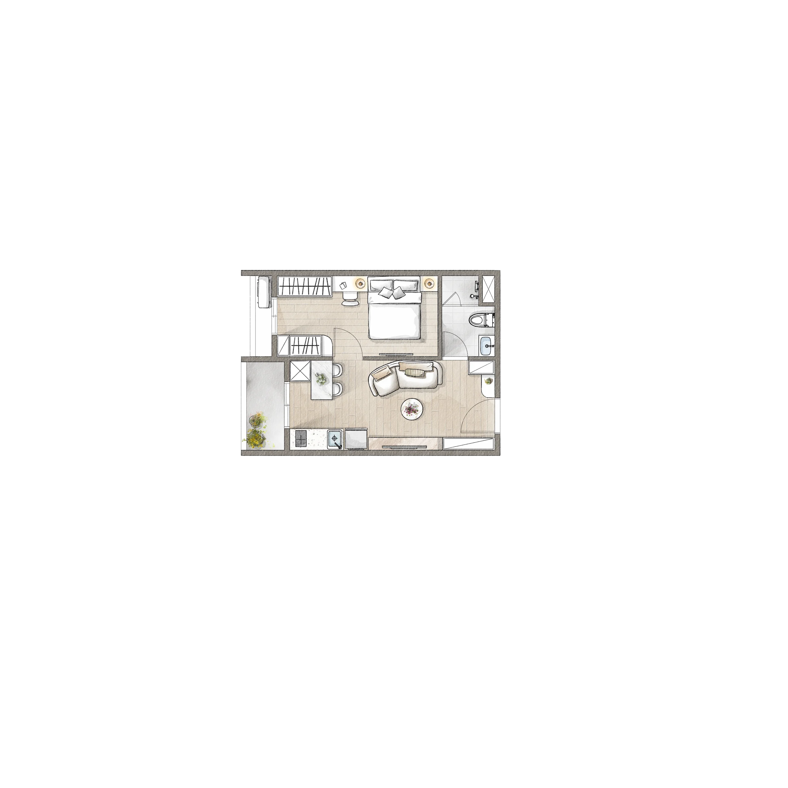 空間配置圖 E｜空間配置圖與室內格局設計作品