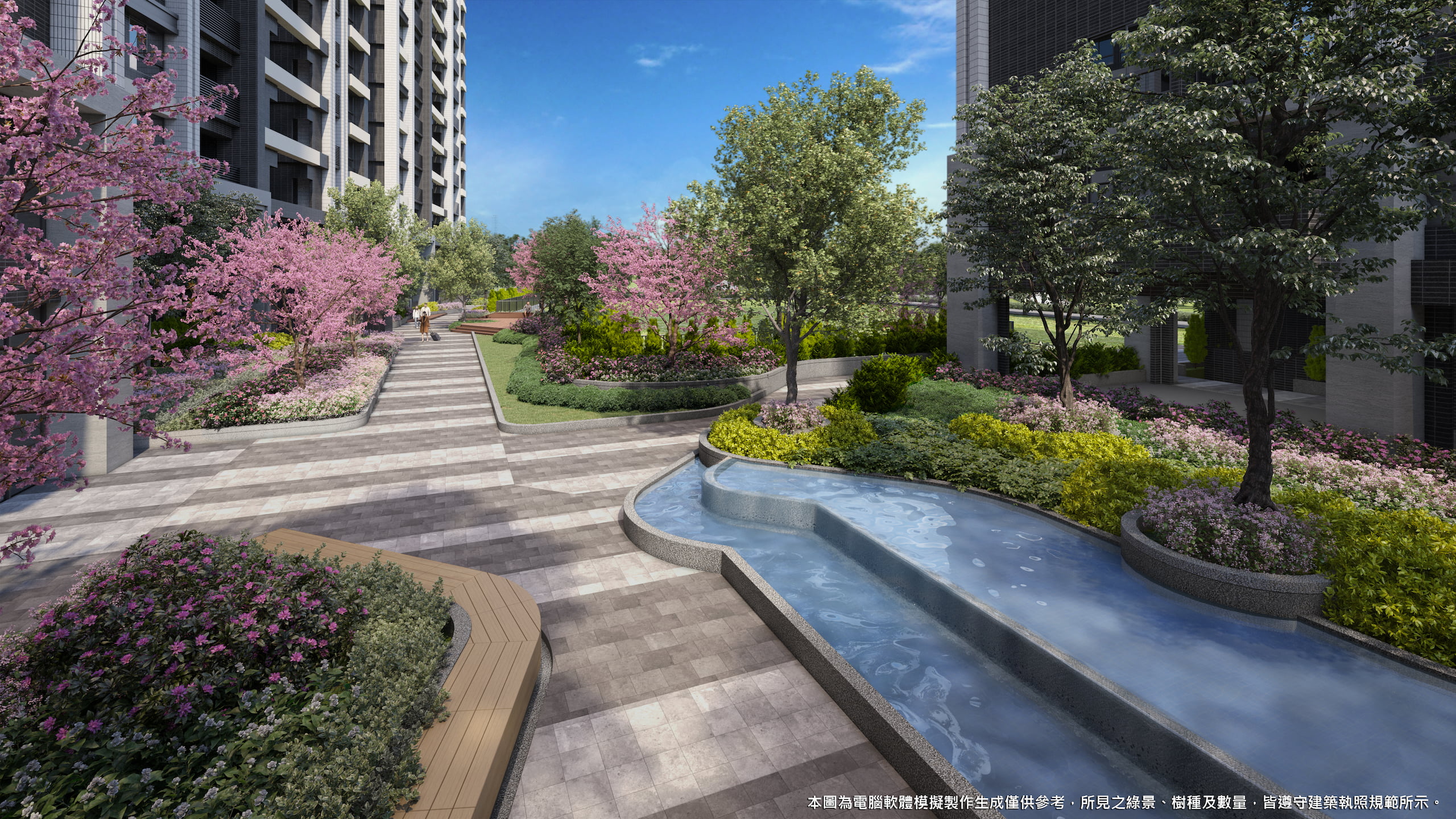 勤撲大道 Landscape 09｜室內公設設計與建築視覺化作品