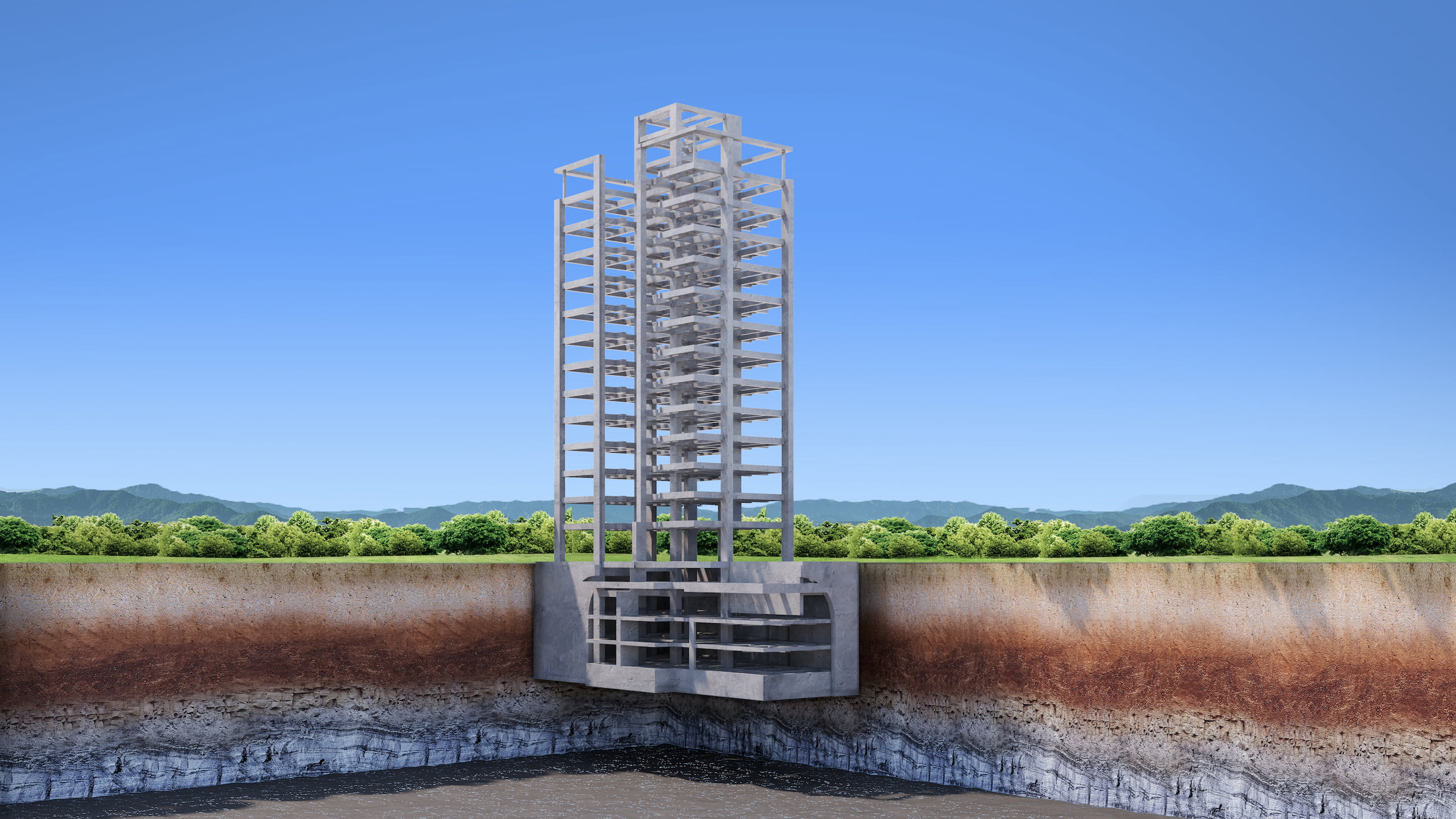 大學之道 結構圖｜建築結構視覺化作品