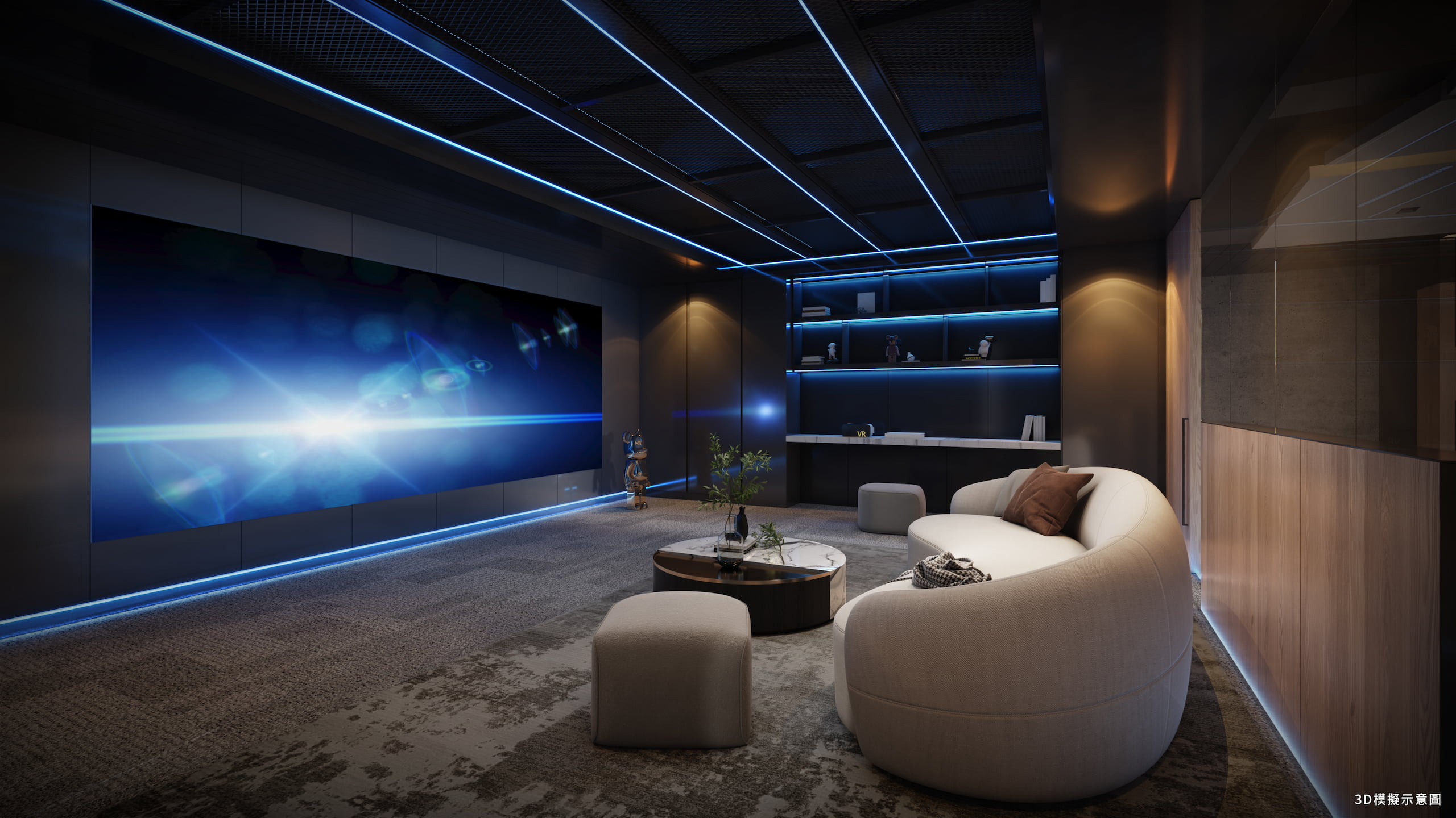 明明德 VR｜室內公設設計與建築視覺化作品