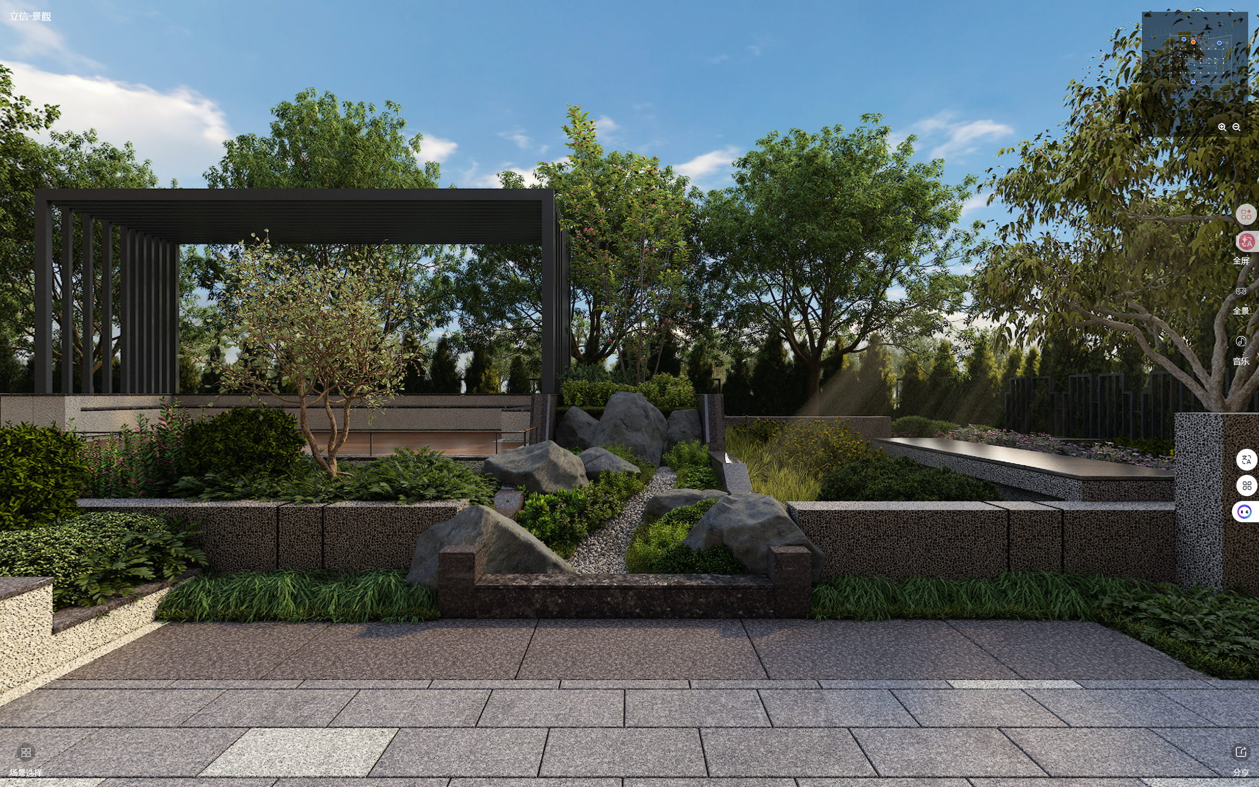 立信悅榕景觀｜VR環景圖與室內設計樣品屋作品